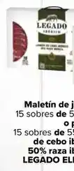 Carrefour Legado elpozo - maletín de jamón o paleta de cebo ibérico 50% raza ibérica oferta
