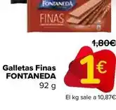 Carrefour Fontaneda - galletas finas oferta