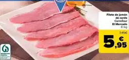 Carrefour Carrefour el mercado - filete de jamón de cerdo oferta