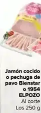 Carrefour El pozo - jamón cocido o pechuga de pavo bienstar o 1954 oferta