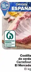 Carrefour Carrefour el mercado - costilla de cerdo oferta