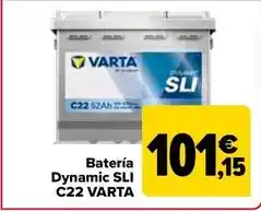 Carrefour Varta - batería dynamic sli c22 oferta