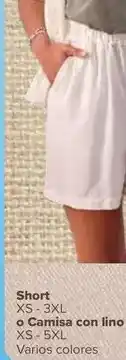 Carrefour Short o camisa con lino oferta