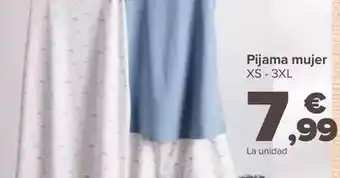 Carrefour Pijama mujer oferta