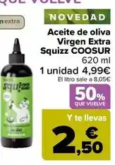 Carrefour Coosur - aceite de oliva virgen extra squizz oferta