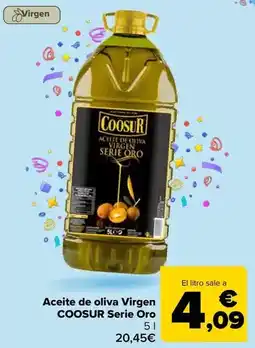 Carrefour Coosur - aceite de oliva virgen serie oro oferta