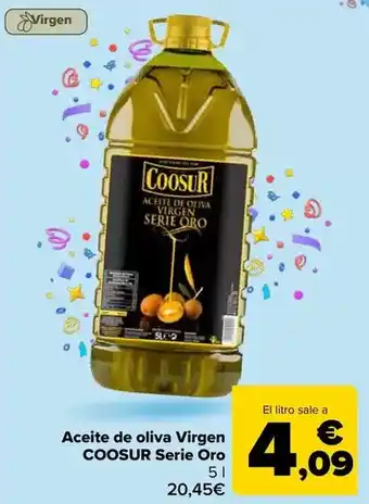 Carrefour Coosur - aceite de oliva virgen serie oro oferta