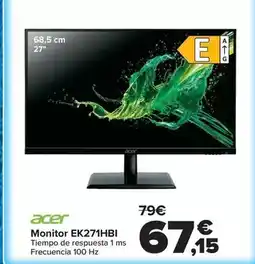 Carrefour ACER Monitor EK271HBI oferta