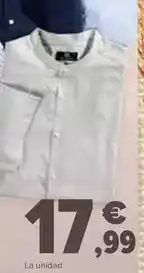 Carrefour Tex - camisa manga corta con lino hombre oferta