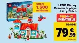Carrefour Lego - disney casa en la playa lilo y stitch oferta