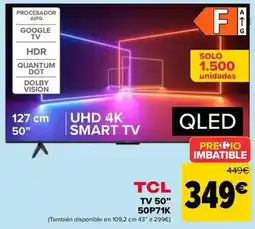Carrefour Tcl - tv 50 50p71k oferta
