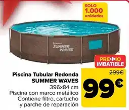 Carrefour Summer waves - piscina tubular redonda oferta