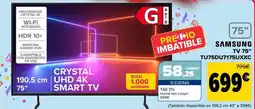 Carrefour Samsung - tv 75 tu75du7175uxxc oferta