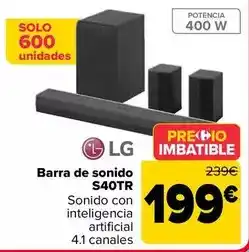 Carrefour Lg - barra de sonido s40tr oferta
