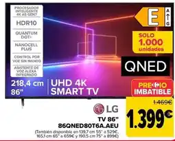 Carrefour Lg - tv 86 86qned80t6a.aeu oferta