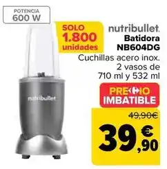 Carrefour Nutribullet - batidora nb604dg oferta