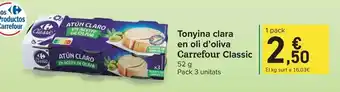 Carrefour Express Carrefour - tonyina clara en oli d'oliva classic oferta