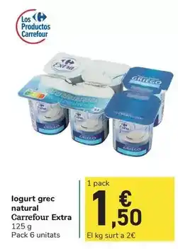 Carrefour Express Carrefour extra - iogurt grec natural oferta