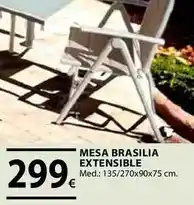 CMB Bricolage Mesa brasilia extensible oferta
