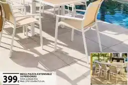 CMB Bricolage Mesa piazza extensible 10 personas oferta