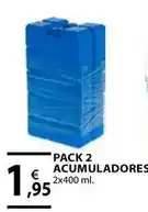 CMB Bricolage Pack 2 acumuladores oferta
