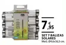 CMB Bricolage Set 7 balizas solares oferta