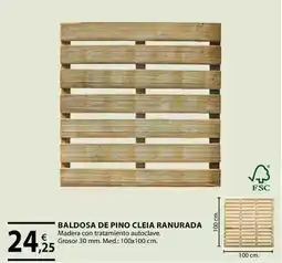 CMB Bricolage Baldosa de pino cleia oferta
