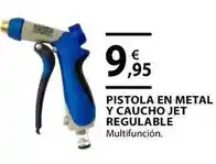 CMB Bricolage Pistola en metal y caucho jet regulable oferta