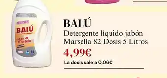 Sangüi Balú - detergente liquido jabón marsella 82 dosis 5 litros oferta