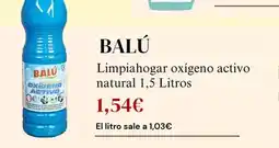 Sangüi Balú - limpiahogar oxigeno activo natural 1,5 litros oferta