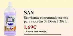 Sangüi San - suavizante concentrado esencia para recordar oferta