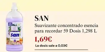 Sangüi San - suavizante concentrado esencia para recordar oferta