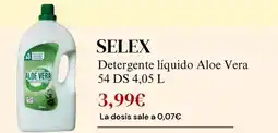 Sangüi Selex - detergente líquido aloe vera oferta