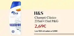 Sangüi H&s - champú clásico oferta