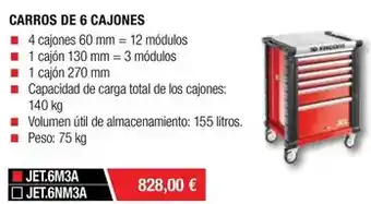Ferri Carros de 6 cajones oferta