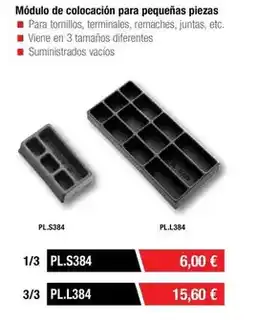 Ferri Módulo de colocación para pequeñas piezas oferta