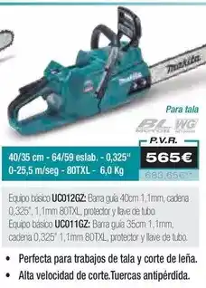 Ferri Makita - sierras de cadena oferta