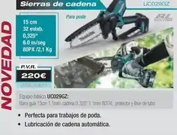 Ferri Makita - sierras de cadena oferta
