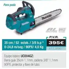 Ferri Makita - sierras de cadena/ uc004gz oferta