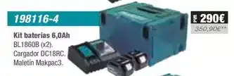 Ferri Makita - kit baterias 6,0ah oferta