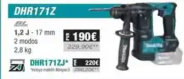 Ferri Makita - martillo ligeros dhr171z oferta