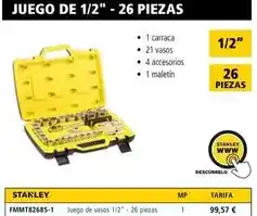 Ferri Stanley - juego de 1/2 - 26 piezas oferta