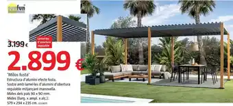 Bauhaus Sunfun - milos madera oferta