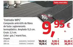 Bauhaus 'estriada wpc' oferta