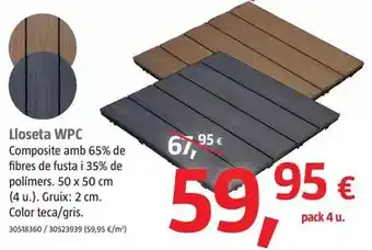 Bauhaus Loseta wpc oferta