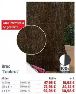 Bauhaus Brezo 'triobruc' oferta