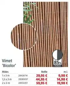 Bauhaus Mimbre 'bicolor' oferta
