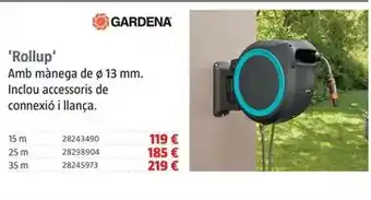 Bauhaus Gardena - 'rollup' oferta