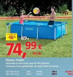 Bauhaus Intex - piscina frame 220 x 150 x 60 oferta