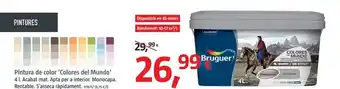 Bauhaus Bruguer - pintura de color 'colores del mundo' oferta
